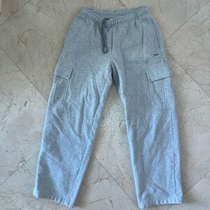 TNA Light Gray Cozy Fleece Pants
